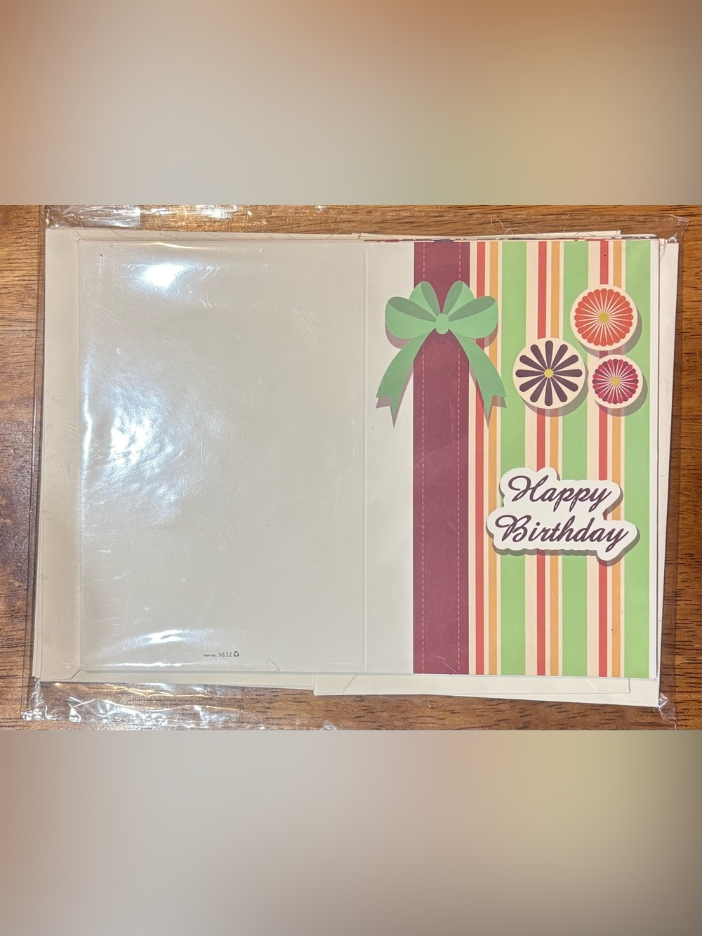 Pack of 12 Blank Birthday Cards with Envelopes - NEW